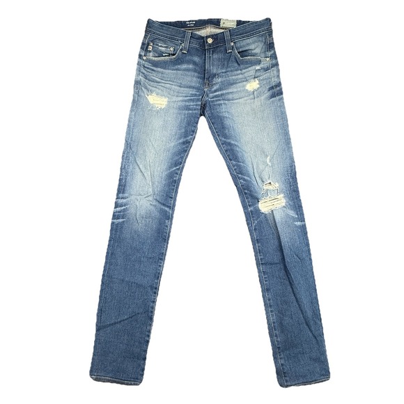 AG Adriano Goldschmied Jeans Mens 28x34 Blue Denim 360 Dylan Slim Skinny - Picture 1 of 8